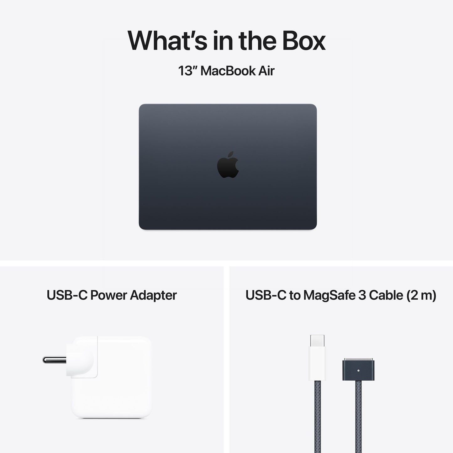 Apple MacBook Air (13.6 inch, M4, 24GB, 512GB, macOS, Midnight)