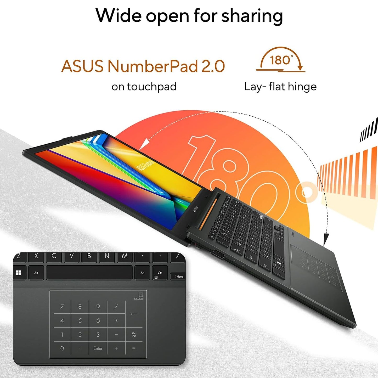 ASUS Vivobook Go 14 AMD Ryzen 3 7320U Thin & Light Laptop (8GB, 512GB SSD, Windows 11 Home, 14 inch Full HD Display, MS Office Home 2024, Mixed Black, 1.38 KG)