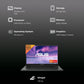 ASUS Vivobook Go 14 AMD Ryzen 3 7320U Thin & Light Laptop (8GB, 512GB SSD, Windows 11 Home, 14 inch Full HD Display, MS Office Home 2024, Mixed Black, 1.38 KG)