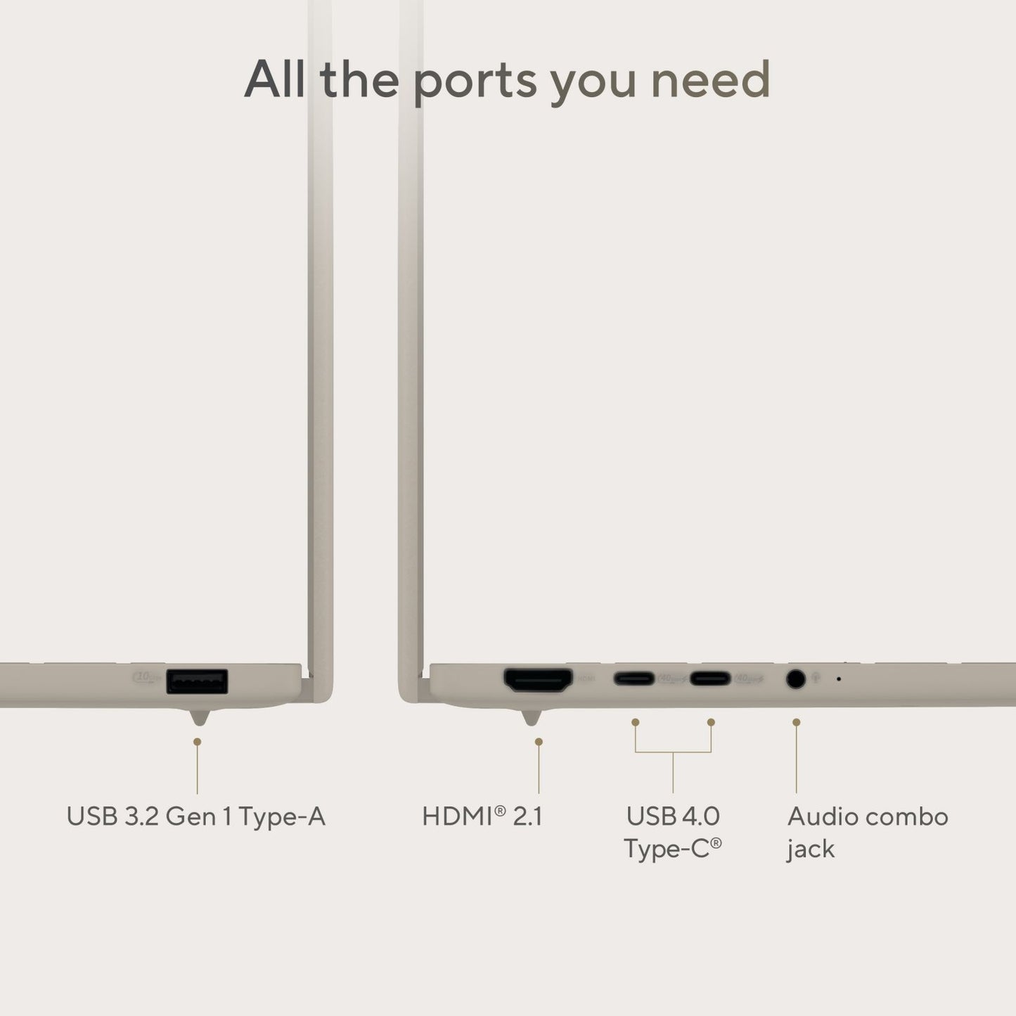 ASUS Zenbook A14 Snapdragon X X126100 Ultra Thin Laptop (16GB, 512GB SSD, Windows 11 Home, 14 inch WUXGA OLED Display, MS Office Home 2024, Zabriskie Beige, 0.98 KG)