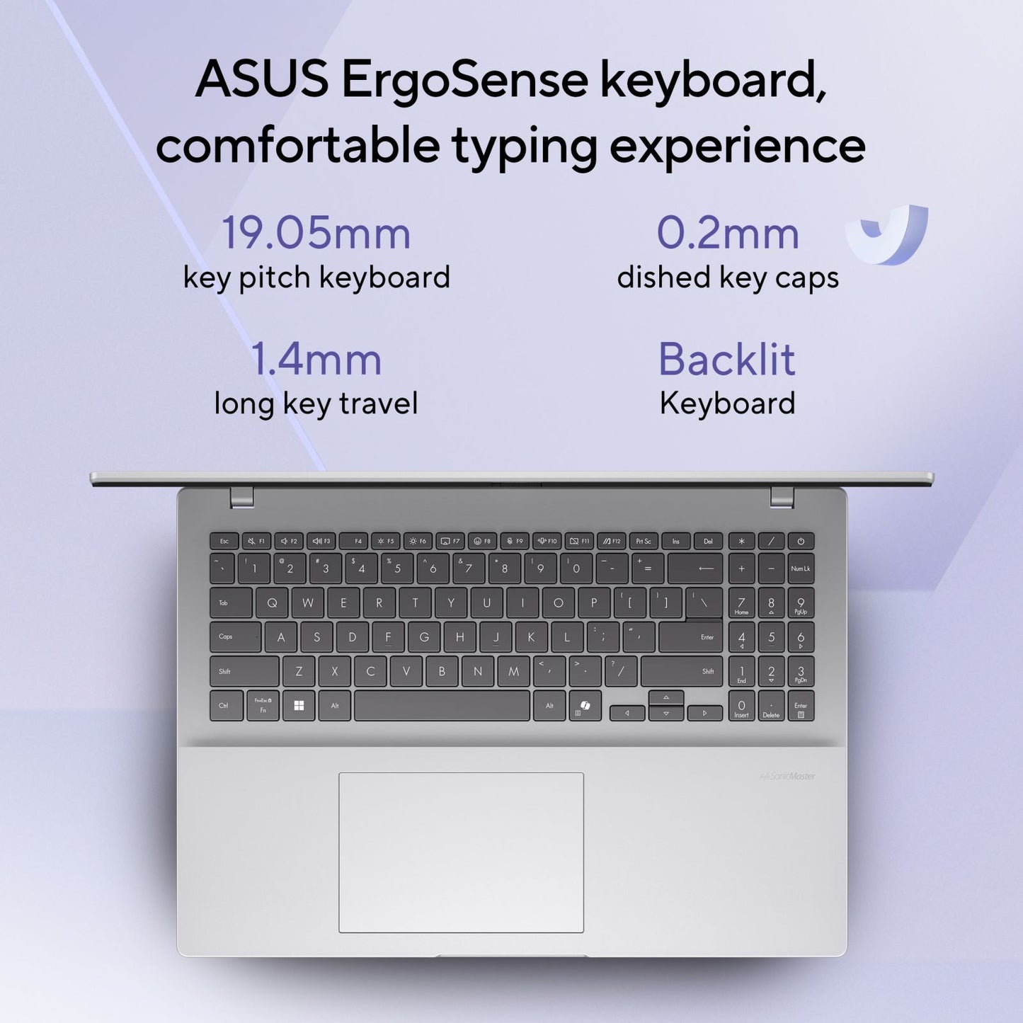 ASUS Vivobook 16 Snapdragon X X1 26 100 Thin & Light Laptop (16GB, 512GB SSD, Windows 11 Home, 16 inch WUXGA Display, MS Office Home 2024, Cool Silver, 1.88 KG)