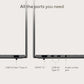ASUS Zenbook A14 Snapdragon X X1 26 100 Ultra Thin Laptop (16GB, 512GB SSD, Windows 11 Home, 14 inch WUXGA OLED Display, MS Office Home 2024, Iceland Gray, 0.98 KG)