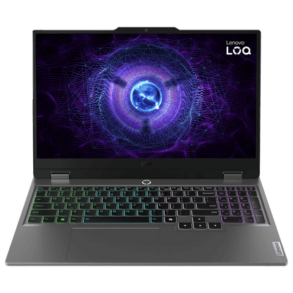 Lenovo LOQ 15IRX9 Intel Core i5 13th Gen Gaming Laptop (16GB, 512GB SSD, Windows 11 Home, 6GB Graphics, 15.6 inch 144 Hz Full HD IPS Display, NVIDIA GeForce RTX 3050, MS Office Home 2024, Luna Grey, 2.38 KG)