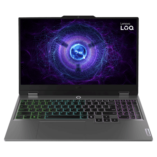 Lenovo LOQ 15IRX9 Intel Core i5 13th Gen Gaming Laptop (24GB, 512GB SSD, Windows 11 Home, 6GB Graphics, 15.6 inch 144 Hz Full HD IPS Display, NVIDIA Geforce RTX 4050, MS Office Home 2024, Luna Grey, 2.38 KG)