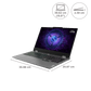 Lenovo LOQ 15IRX9 Intel Core i5 13th Gen Gaming Laptop (24GB, 512GB SSD, Windows 11 Home, 6GB Graphics, 15.6 inch 144 Hz Full HD IPS Display, NVIDIA Geforce RTX 4050, MS Office Home 2024, Luna Grey, 2.38 KG)