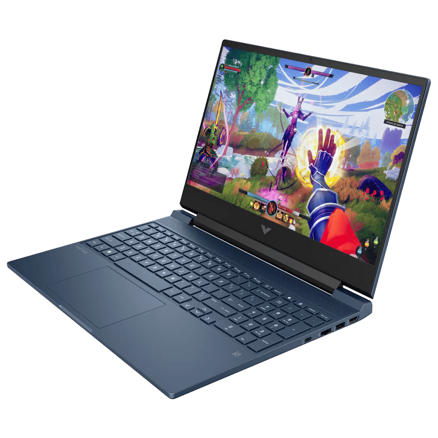 HP Victus 15-fb3011AX AMD Ryzen 5 Gaming Laptop (16GB, 512GB SSD, Windows 11 Home, 6GB Graphics, 15.6 inch 144Hz Full HD IPS Display, NVIDIA GeForce RTX 3050, Performance Blue, 2.29 KG)