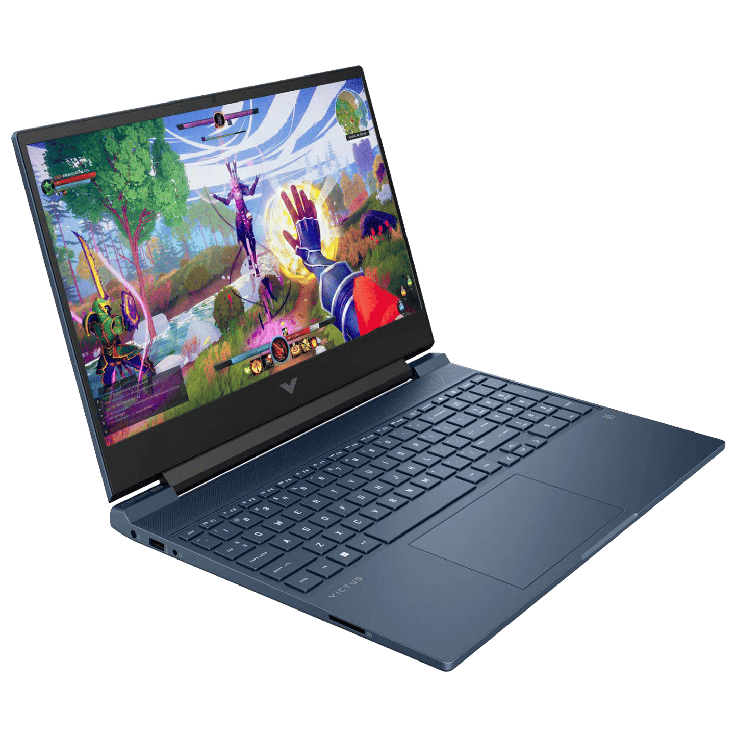HP Victus 15-fb3011AX AMD Ryzen 5 Gaming Laptop (16GB, 512GB SSD, Windows 11 Home, 6GB Graphics, 15.6 inch 144Hz Full HD IPS Display, NVIDIA GeForce RTX 3050, Performance Blue, 2.29 KG)