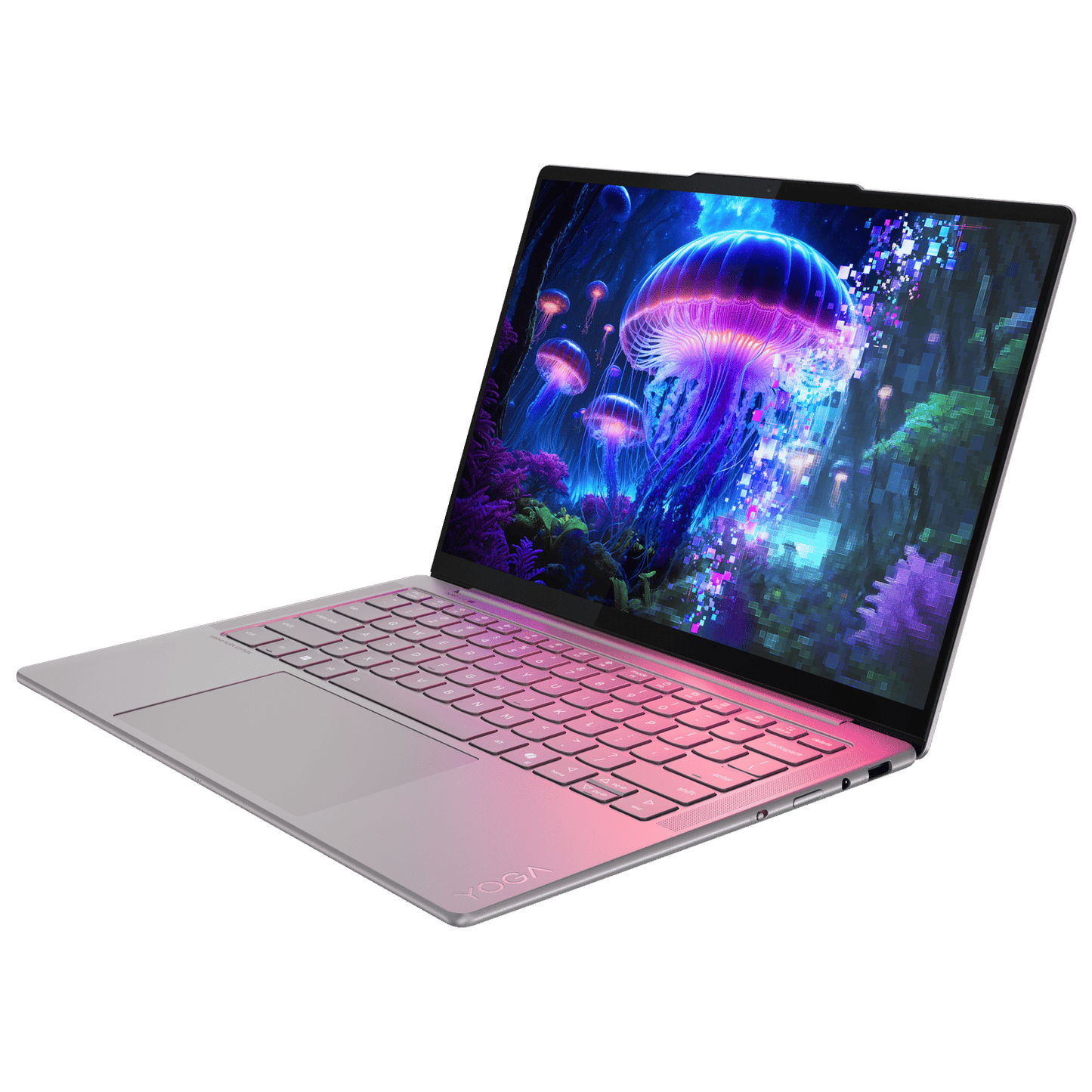 Lenovo Yoga Slim 7 14ILL10 Intel Core Ultra 5 228V Thin & Light Laptop (32GB, 1TB SSD, Windows 11 Home, 14 inch WUXGA OLED Display, MS Office Home 2024, Luna Grey, 1.19 KG)