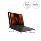 MSI Vector 16 HX AI A2XWHG Intel Core Ultra 7 255HX Gaming Laptop (32GB, 1TB SSD, Windows 11 Home, 12GB Graphics, 16 inch 240 Hz QHD Plus Display, NVIDIA GeForce RTX 5070 Ti, MS Office Home,  Cosmos Gray, 2.7 KG)