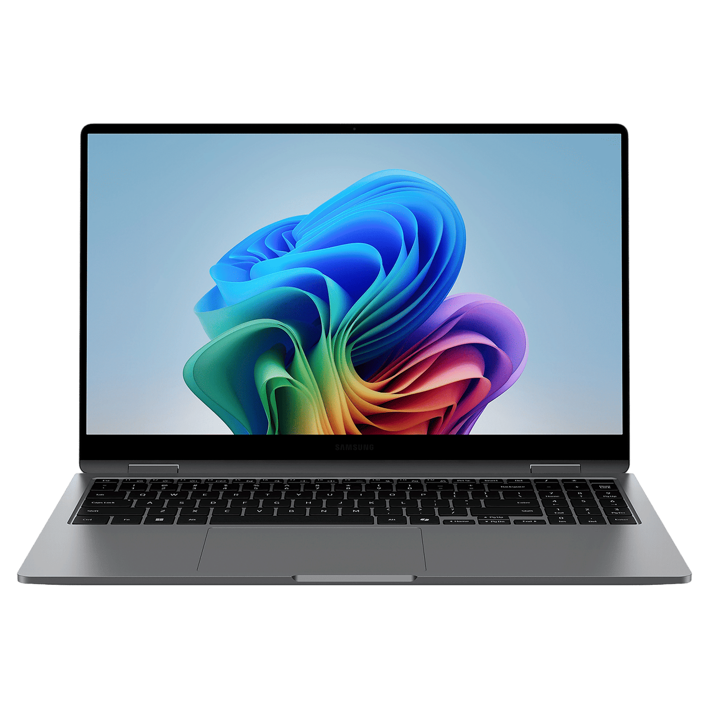 SAMSUNG Galaxy Book5 360 Intel Core Ultra 7 Touchscreen Thin & Light Laptop (16GB, 1TB SSD, Windows 11 Home, 8GB Graphics, 15.5 inch FHD AMOLED Display, MS Office 2021, Gray, 1.46 KG)