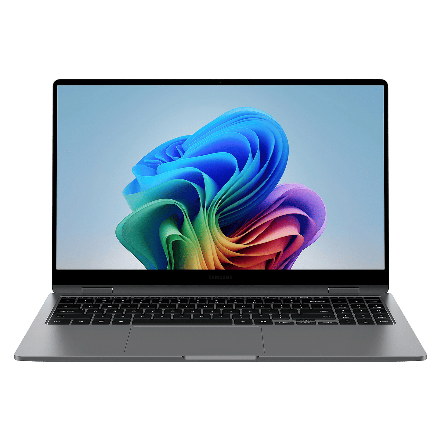 SAMSUNG Galaxy Book5 360 Intel Core Ultra 7 Touchscreen Thin & Light Laptop (16GB, 512GB SSD, Windows 11 Home, 8GB Graphics, 15.5 inch FHD AMOLED Display, MS Office 2021, Gray, 1.46 KG)