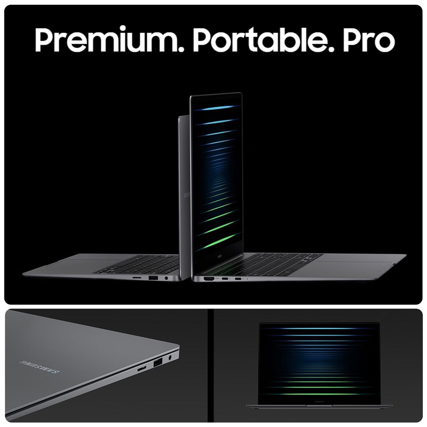 SAMSUNG Galaxy Book5 Pro Intel Core Ultra 5 Touchscreen Thin & Light Laptop (16GB, 512GB SSD, Windows 11 Home, 8GB Graphics, 14 inch WQXGA Plus AMOLED Display, MS Office 2021, Gray, 1.23 KG)