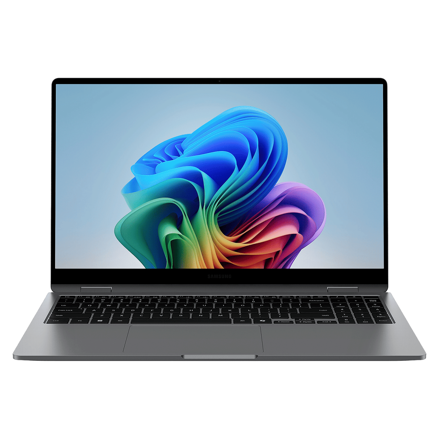 SAMSUNG Galaxy Book5 360 Intel Core Ultra 7 Touchscreen Thin & Light Laptop (32GB, 1TB SSD, Windows 11 Home, 16GB Graphics, 15.5 inch FHD AMOLED Display, MS Office 2021, Gray, 1.46 KG)