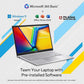 ASUS Vivobook 15 X1504VA-NJ1765WS Intel Core i5 13th Gen Laptop (8GB, 512GB SSD, Windows 11 Home, 15.6 inch Full HD Display, MS Office 2024, Cool Silver, 1.7 KG)