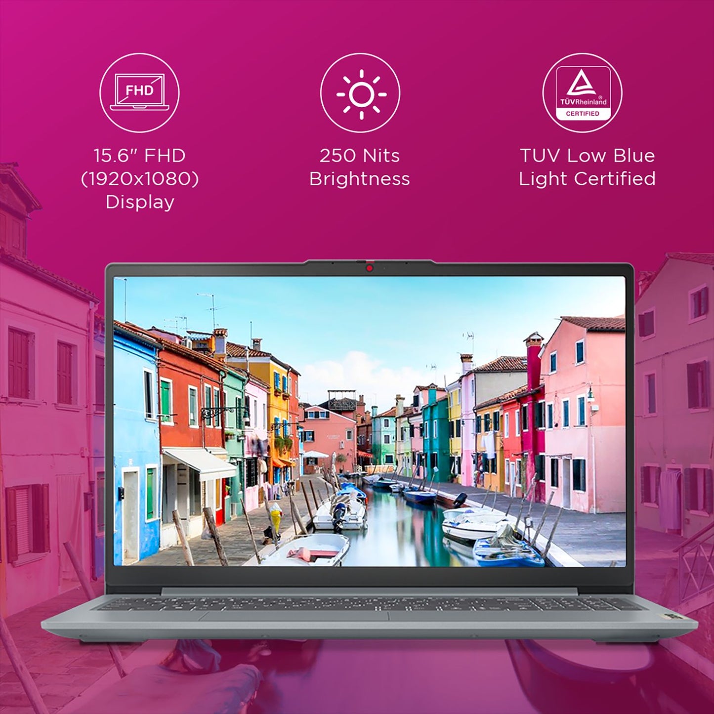 Lenovo IdeaPad Slim 3 15ABR8 AMD Ryzen 7 Thin & Light Laptop (16GB, 512GB SSD, Windows 11 Home, 15.6 inch Full HD Display, MS Office Home 2024, Arctic Grey, 1.62 KG)