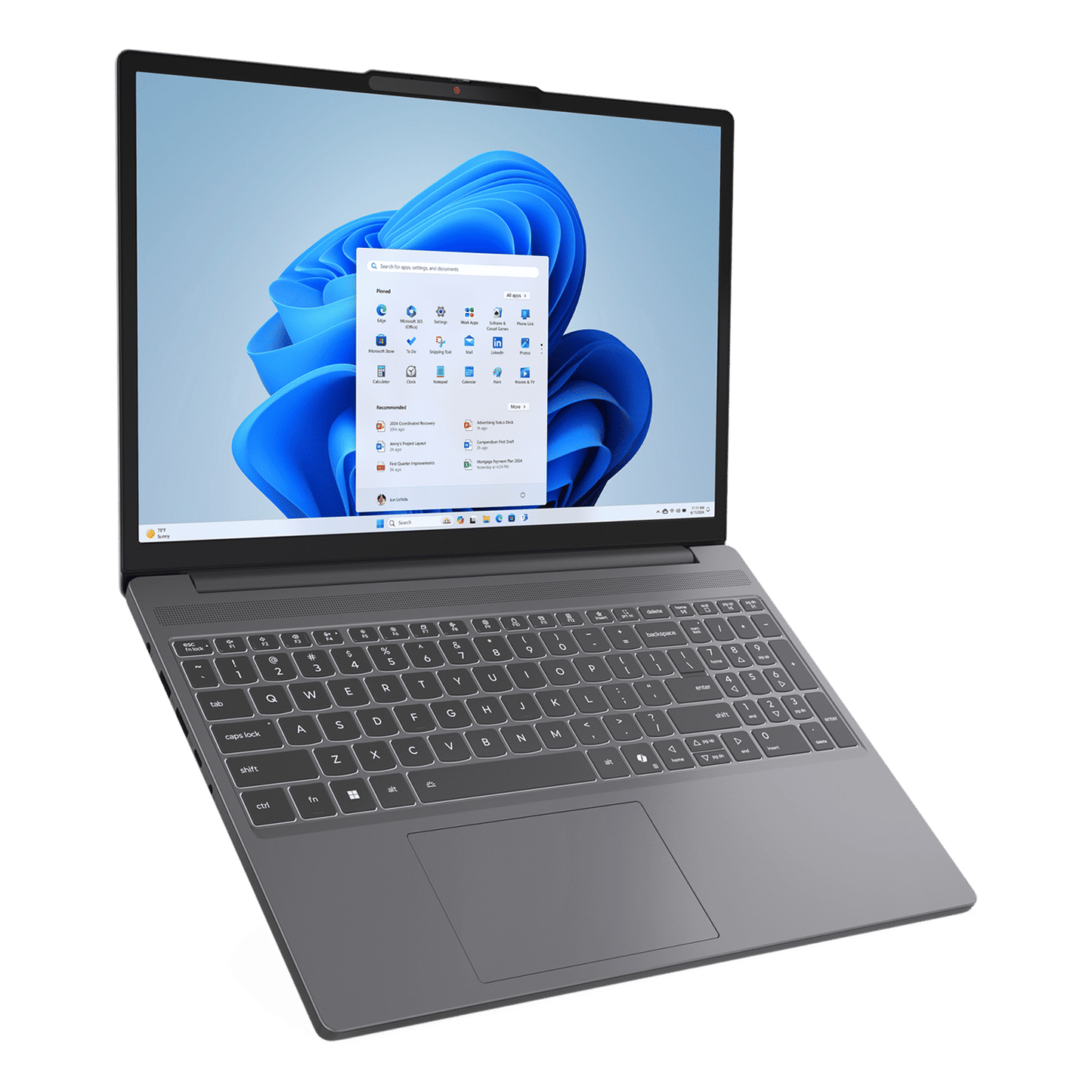 Lenovo IdeaPad Slim 3 15IRH10 Intel Core i5 13th Gen Thin & Light Laptop (16GB, 512GB SSD, Windows 11 Home, 15.3 inch WUXGA IPS Display, MS Office 2024, Luna Grey, 1.59 KG)