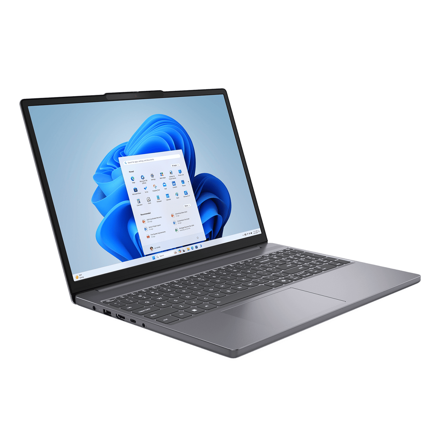 Lenovo IdeaPad Slim 3 15IRH10 Intel Core i7 13th Gen Thin & Light Laptop (16GB, 512GB SSD, Windows 11 Home, 15.3 inch WUXGA IPS Display, MS Office 2024, Luna Grey, 1.59 KG)