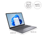 Lenovo IdeaPad Slim 3 15IRH10 Intel Core i7 13th Gen Thin & Light Laptop (16GB, 512GB SSD, Windows 11 Home, 15.3 inch WUXGA IPS Display, MS Office 2024, Luna Grey, 1.59 KG)