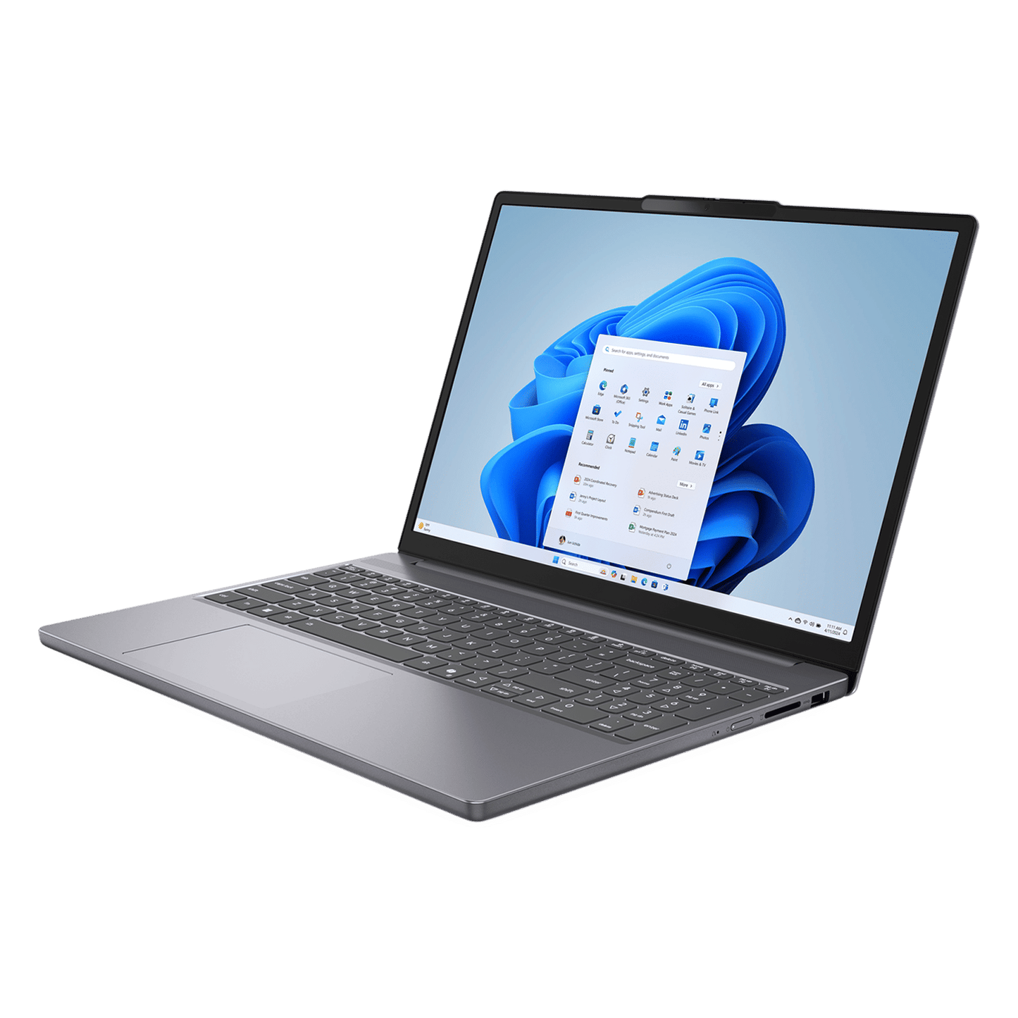 Lenovo IdeaPad Slim 3 15IRH10 Intel Core i7 13th Gen Thin & Light Laptop (16GB, 512GB SSD, Windows 11 Home, 15.3 inch WUXGA IPS Display, MS Office 2024, Luna Grey, 1.59 KG)