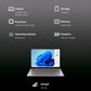 Lenovo Yoga Slim 7 14IMH9 Intel Core Ultra 5 Laptop (16GB, 1TB SSD, Windows 11 Home, 14 inch WUXGA OLED Display, MS Office 2024, Luna Grey, 1.39 KG)