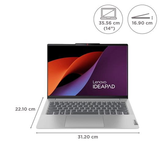 Lenovo IdeaPad Slim 5 14IMH9 Intel Core Ultra 5 Thin & Light Laptop (16GB, 1TB SSD, Windows 11 Home, 14 inch WUXGA OLED Display, MS Office Home 2024, 1.48 KG)