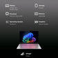 Lenovo Yoga Slim 7 14ILL10 Intel Core Ultra 5 Laptop (16GB, 1TB SSD, Windows 11 Home, 14 inch WUXGA OLED Display, MS Office 2024, Luna Grey, 1.19 KG)