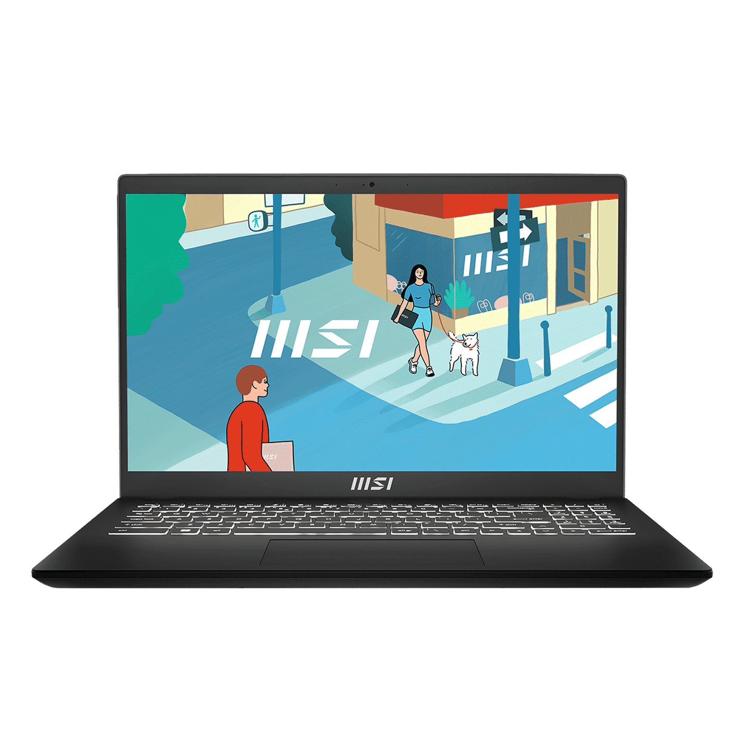MSI Modern 15 B13M-1200IN Intel Core i5 13th Gen Thin & Light Laptop (16GB, 512GB SSD, Windows 11 Home, 15.6 inch Full HD Display, MS Office 2024, Classic Black, 1.7 KG)