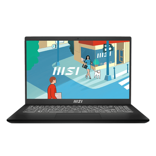 MSI Modern 15 B13M-1200IN Intel Core i5 13th Gen Thin & Light Laptop (16GB, 512GB SSD, Windows 11 Home, 15.6 inch Full HD Display, MS Office 2024, Classic Black, 1.7 KG)