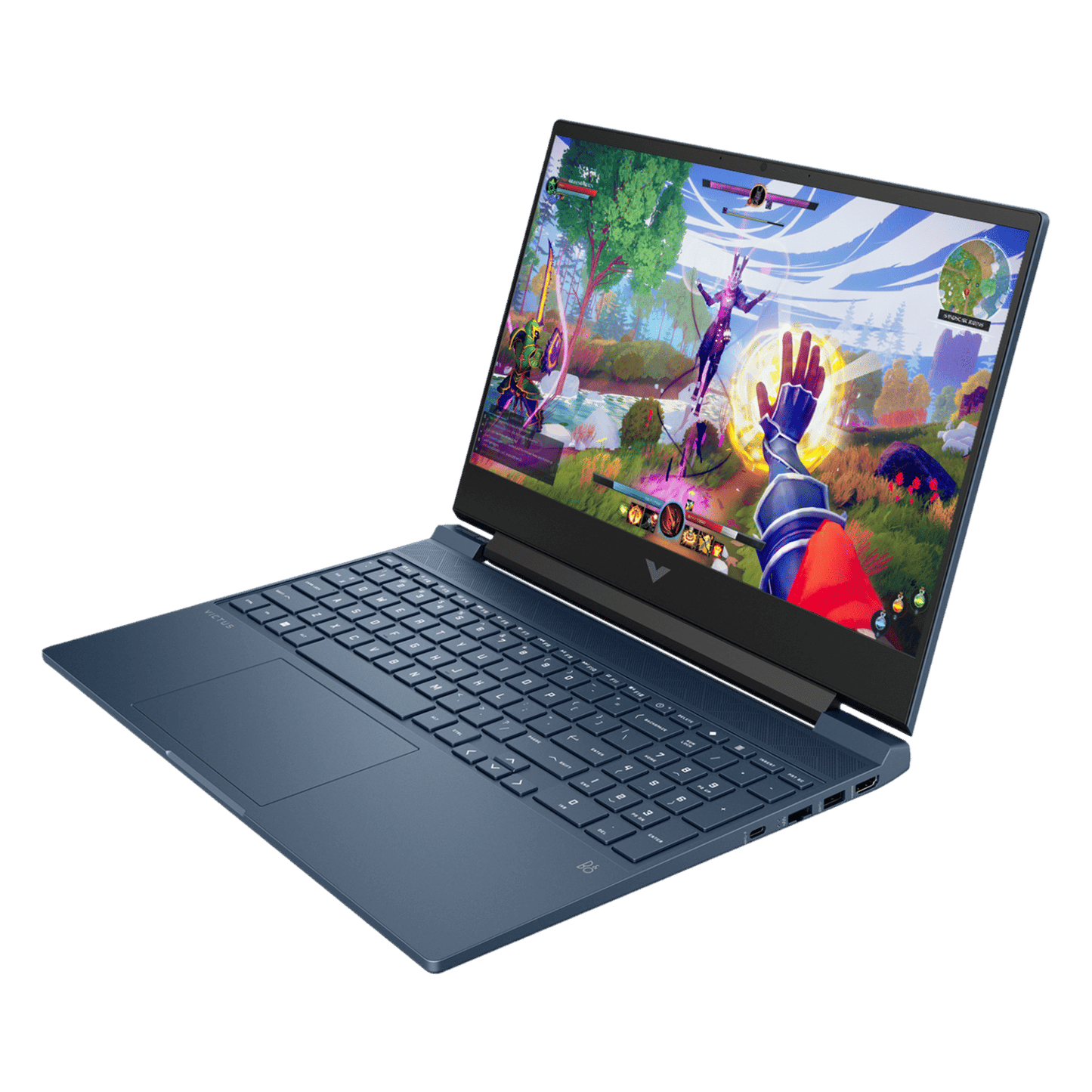 HP Victus 15-fb3025AX AMD Ryzen 9 Gaming Laptop (16GB, 1TB SSD, Windows 11 Home, 8GB Graphics, 15.6 inch 144 Hz Full HD IPS Display, NVIDIA GeForce RTX 4060, MS Ofice Home 2024, Performance Blue, 2.29 KG)