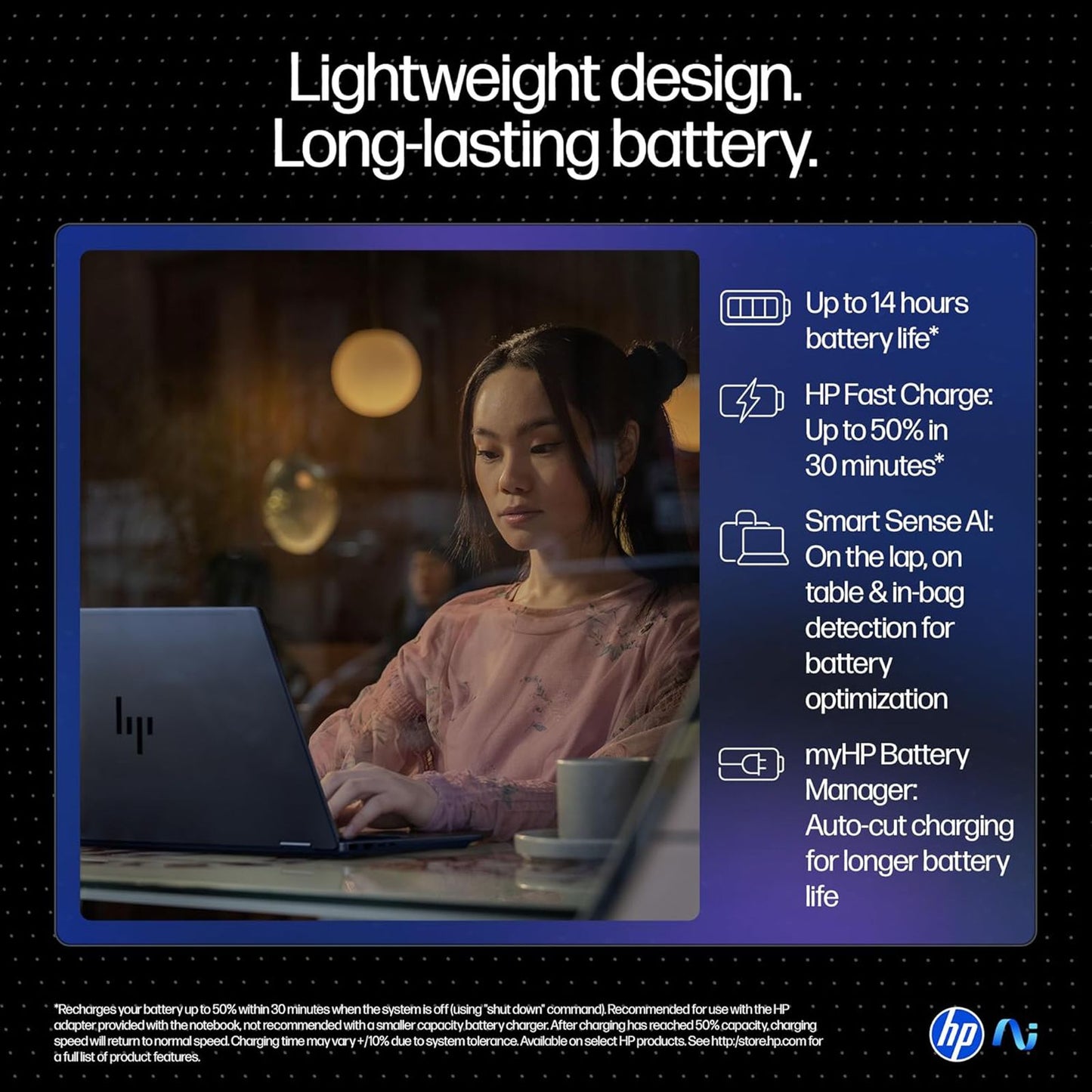 HP OmniBook X Flip Intel Core Ultra 7 Touchscreen Thin & Light Laptop (32GB, 1TB SSD, Windows 11 Home, 14 inch 3K OLED Display, MS Office Home 2024, Atmospheric Blue, 1.38 KG)