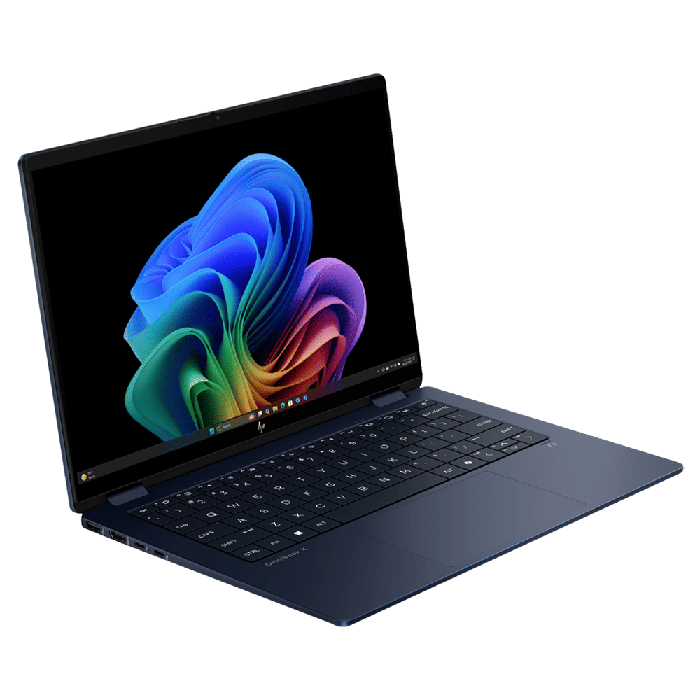 HP OmniBook X Flip Intel Core Ultra 7 Touchscreen Thin & Light Laptop (32GB, 1TB SSD, Windows 11 Home, 14 inch 3K OLED Display, MS Office Home 2024, Atmospheric Blue, 1.38 KG)