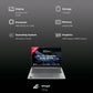 Lenovo IdeaPad Slim 5 14AKP10 AMD Ryzen AI 7 Thin & Light Laptop (24GB, 1TB SSD, Windows 11 Home, 14 inch WUXGA OLED Display, MS Office Home 2024, Luna Grey, 1.39 KG)