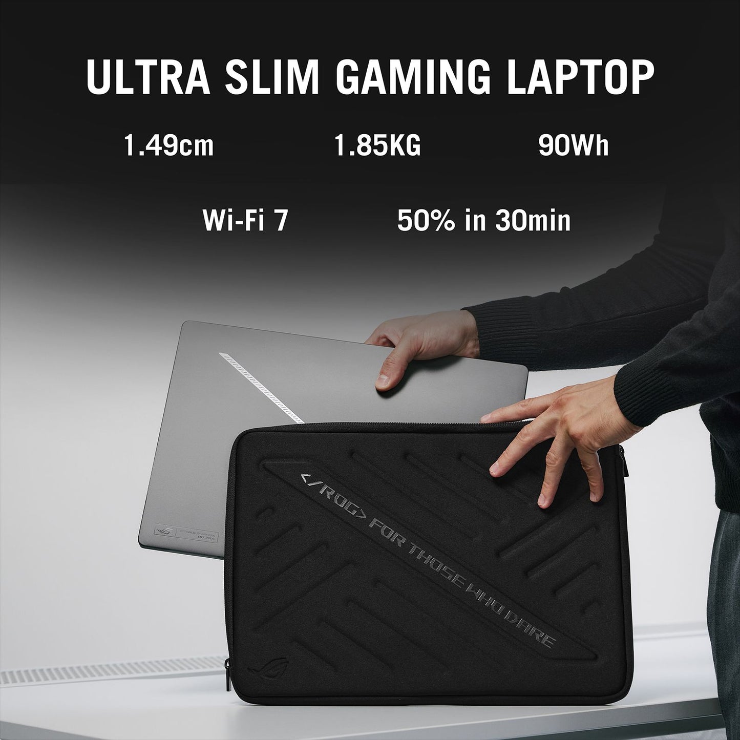 ASUS ROG Zephyrus G16 GU605CW-QR133WS Intel Core Ultra 9 Gaming Laptop (32GB, 2TB SSD, Windows 11 Home, 16GB Graphics, 16 inch 240Hz 2.5K OLED WQXGA Display, NVIDIA GeForce RTX 5080, MS Office Home 2024, Eclipse Gray, 1.95 KG)