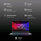 ASUS ROG Strix G16 G615LR-S5190WS Intel Core Ultra 9 Gaming Laptop (32GB, 1TB SSD, Windows 11 Home, 12GB Graphics, 16 inch 240 Hz 2.5K WQXGA Display, NVIDIA GeForce RTX 5070Ti, MS Office Home 2024, Eclipse Gray, 2.65 KG)