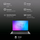 ASUS ROG Zephyrus G14 GA403WR-QS123WS AMD Ryzen AI 9 Gaming Laptop (32GB, 2TB SSD, Windows 11 Home, 12GB Graphics, 14 inch 120Hz 3K OLED Display, NVIDIA GeForce RTX 5070 Ti, MS Office Home 2024, Eclipse Gray, 1.57 KG)