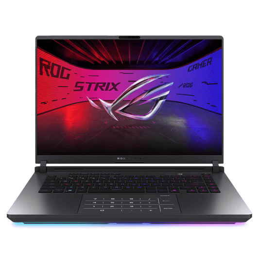 ASUS ROG Strix G16 G615LW-RV148WS Intel Core Ultra 9 Gaming Laptop (32GB, 1TB SSD, Windows 11 Home, 16GB Graphics, 16 inch 165 Hz Full HD Plus WUXGA Display, NVIDIA GeForce RTX 5080, MS Office Home 2024, Eclipse Gray, 2.65 KG)