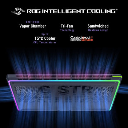 ASUS ROG Strix G16 G615LW-RV148WS Intel Core Ultra 9 Gaming Laptop (32GB, 1TB SSD, Windows 11 Home, 16GB Graphics, 16 inch 165 Hz Full HD Plus WUXGA Display, NVIDIA GeForce RTX 5080, MS Office Home 2024, Eclipse Gray, 2.65 KG)