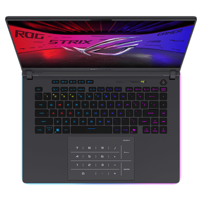 ASUS ROG Strix G16 G615LW-RV148WS Intel Core Ultra 9 Gaming Laptop (32GB, 1TB SSD, Windows 11 Home, 16GB Graphics, 16 inch 165 Hz Full HD Plus WUXGA Display, NVIDIA GeForce RTX 5080, MS Office Home 2024, Eclipse Gray, 2.65 KG)