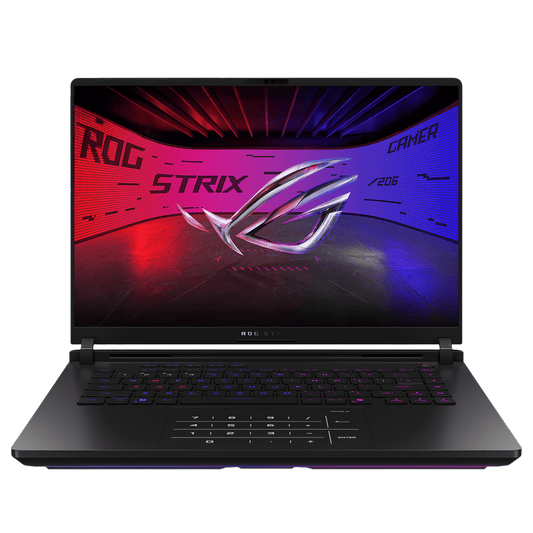 ASUS ROG Strix SCAR 16 G635LW-RW157WS Intel Core Ultra 9 Gaming Laptop (32GB, 2TB SSD, Windows 11 Home, 16GB Graphics, 16 inch 240 Hz 2.5K WQXGA Mini LED Display, NVIDIA GeForce RTX 5080, MS Office Home 2024, Off Black, 2.8 KG)