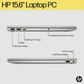 HP 15-fc0154AU AMD Ryzen 3 Thin & Light Laptop (8GB, 512GB SSD, Windows 11 Home, 15.6 inch Full HD Display, MS Office Home, Natural Silver, 1.59 KG)