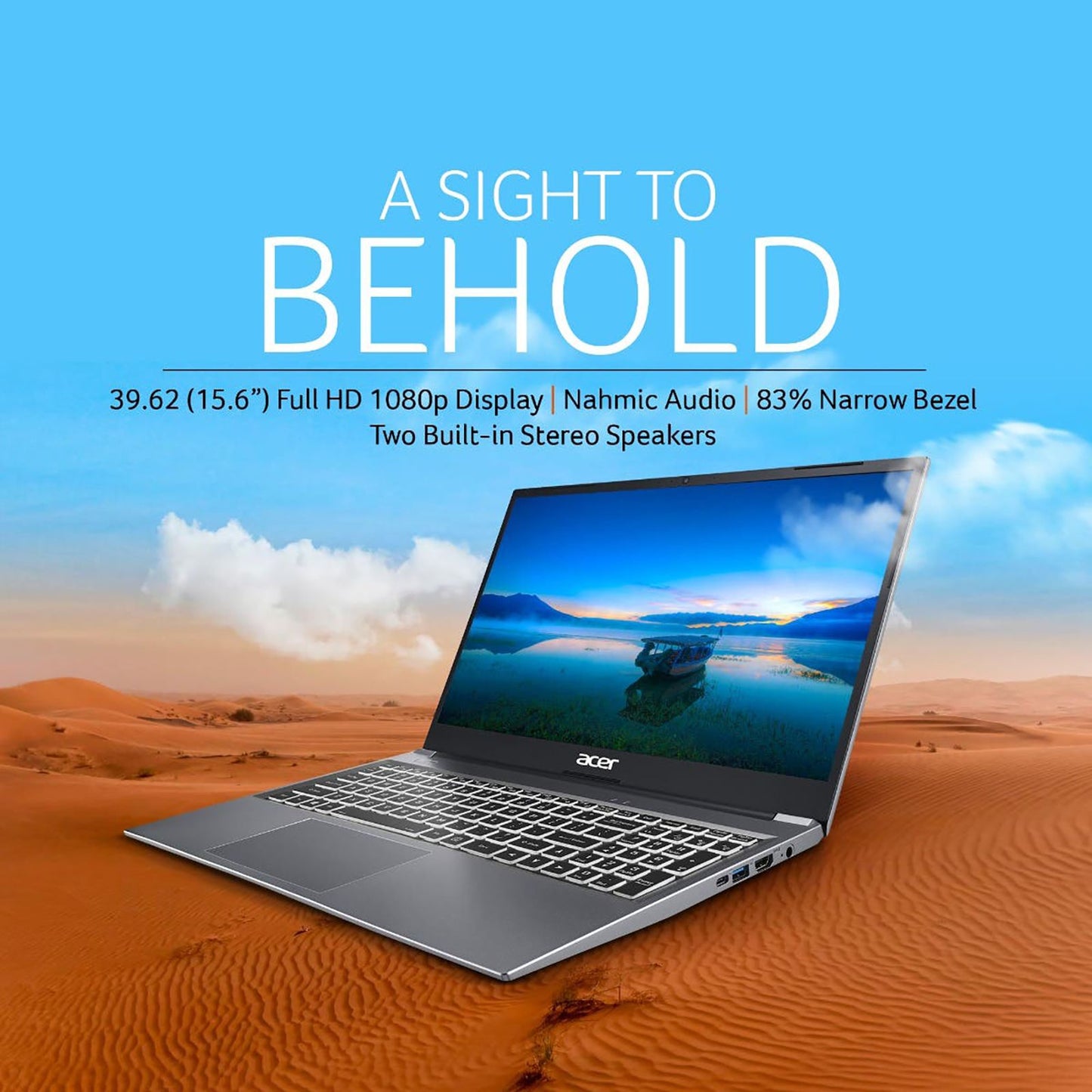 acer Aspire Lite AMD Ryzen 7 Laptop (16GB, 512GB SSD, Windows 11, 15.6 inch Full HD Display, MS Office, Steel Gray, 1.59 KG)