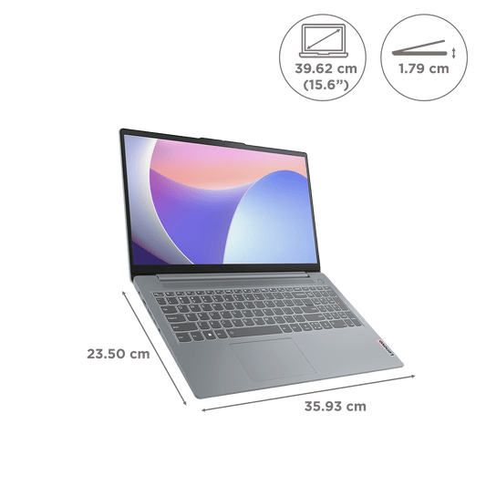 Lenovo IdeaPad Slim 3 15IRU8 Intel Core i3 13th Gen Thin & Light Laptop (8GB, 512GB SSD, Windows 11 Home, 15.6 inch Full HD Display, MS Office Home 2024, 1.62 KG)