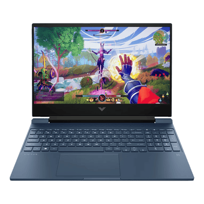 HP Victus 15-fb3004AX AMD Ryzen 5 Gaming Laptop (16GB, 512GB SSD, Windows 11 Home, 4GB Graphics, 15.6 inch 144 Hz Full HD IPS Display, NVIDIA GeForce RTX 2050, MS Office Home 2024, Performance Blue, 2.29 KG)
