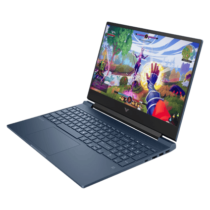 HP Victus 15-fb3004AX AMD Ryzen 5 Gaming Laptop (16GB, 512GB SSD, Windows 11 Home, 4GB Graphics, 15.6 inch 144 Hz Full HD IPS Display, NVIDIA GeForce RTX 2050, MS Office Home 2024, Performance Blue, 2.29 KG)
