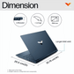 HP Victus 15-fb3004AX AMD Ryzen 5 Gaming Laptop (16GB, 512GB SSD, Windows 11 Home, 4GB Graphics, 15.6 inch 144 Hz Full HD IPS Display, NVIDIA GeForce RTX 2050, MS Office Home 2024, Performance Blue, 2.29 KG)