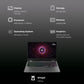 Lenovo LOQ 15ARP9 AMD Ryzen 7 Gaming Laptop (24GB, 512GB SSD, Windows 11 Home, 6GB Graphics, 15.6 inch 144 Hz Full HD IPS Display, NVIDIA GeForce RTX 4050, MS Office Home 2024, Luna Grey, 2.38 KG)
