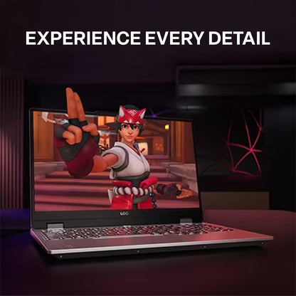 Lenovo LOQ 15ARP9 AMD Ryzen 5 Gaming Laptop (12GB, 512GB SSD, Windows 11 Home, 4GB Graphics, 15.6 inch 144 Hz Full HD IPS Display, NVIDIA GeForce RTX 3050A, MS Office Home 2024, Luna Grey, 2.38 KG)