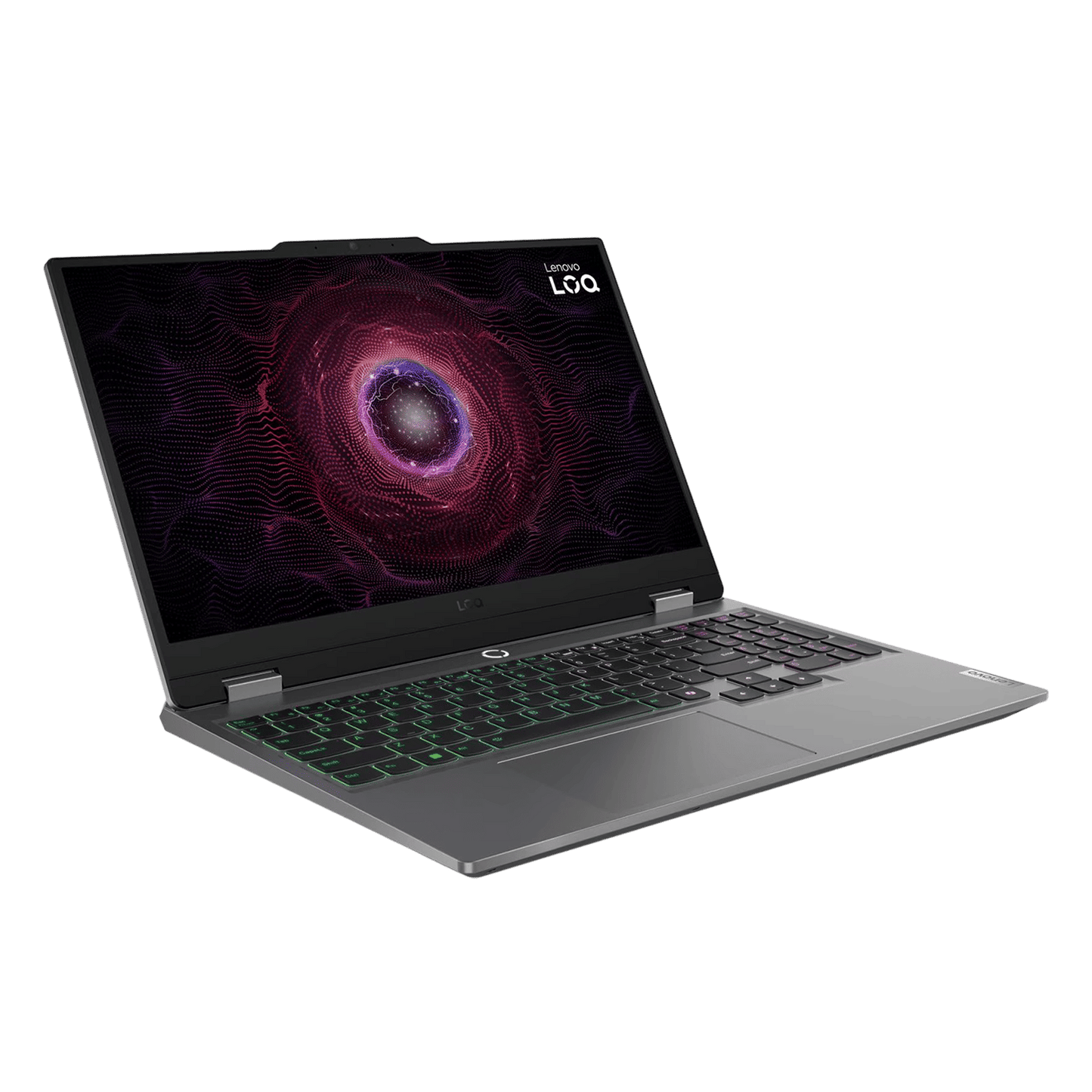 Lenovo LOQ 15ARP9 AMD Ryzen 5 Gaming Laptop (12GB, 512GB SSD, Windows 11 Home, 4GB Graphics, 15.6 inch 144 Hz Full HD IPS Display, NVIDIA GeForce RTX 3050A, MS Office Home 2024, Luna Grey, 2.38 KG)