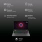 Lenovo LOQ 15ARP9 AMD Ryzen 7 Gaming Laptop (24GB, 512GB SSD, Windows 11 Home, 4GB Graphics, 15.6 inch 144 Hz Full HD IPS Display, NVIDIA GeForce RTX 3050A, MS Office Home 2024, Luna Grey, 2.38 KG)