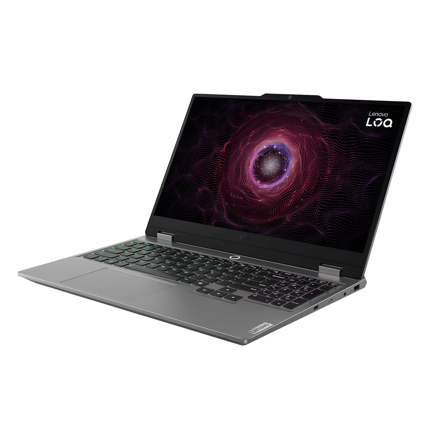 Lenovo LOQ 15ARP9 AMD Ryzen 7 Gaming Laptop (24GB, 512GB SSD, Windows 11 Home, 4GB Graphics, 15.6 inch 144 Hz Full HD IPS Display, NVIDIA GeForce RTX 3050A, MS Office Home 2024, Luna Grey, 2.38 KG)